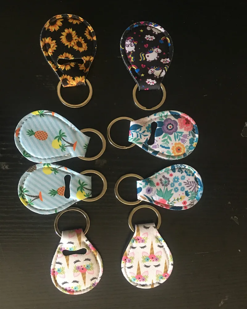 2 шт. держатель для монет из неопрена брелок с рисунком единорога в виде ладони