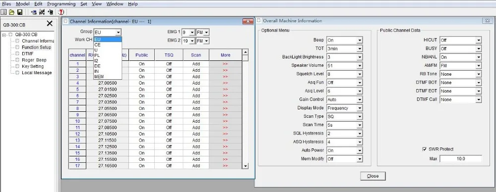 Anysecu CB радио 27 МГц CB-27 26,965-27,405 МГц FM AM Режим Citizen Band Радио CB27 4 Вт короткая рация