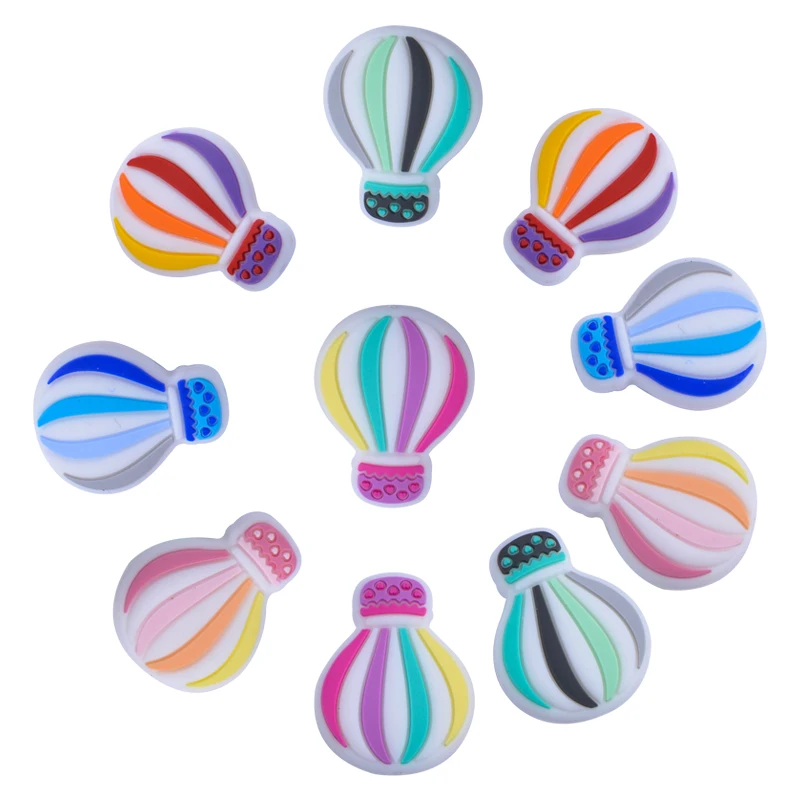 

5 шт., силиконовые бусины для прорезывания зубов