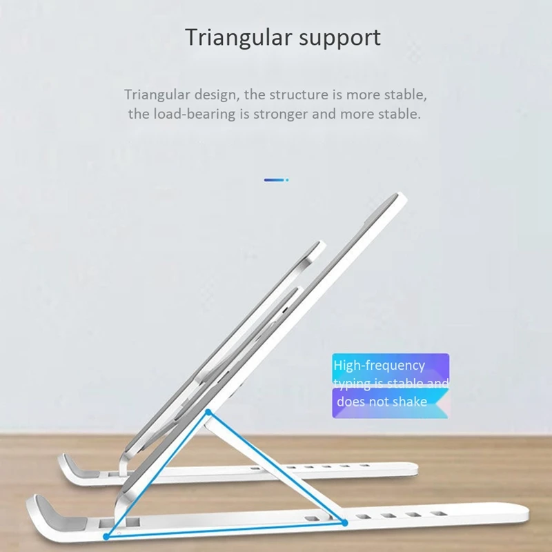 Ноутбук компьютерный монитор Стенд настольный Складной подъемный алюминиевый