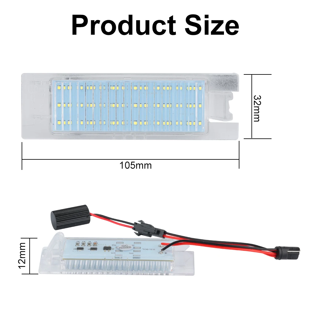 1pc Canbus Car LED Number License Plate Light for Opel Zafira B Astra H Corsa D Insignia C Meriva A Tigra Vectra c 12V - купить по