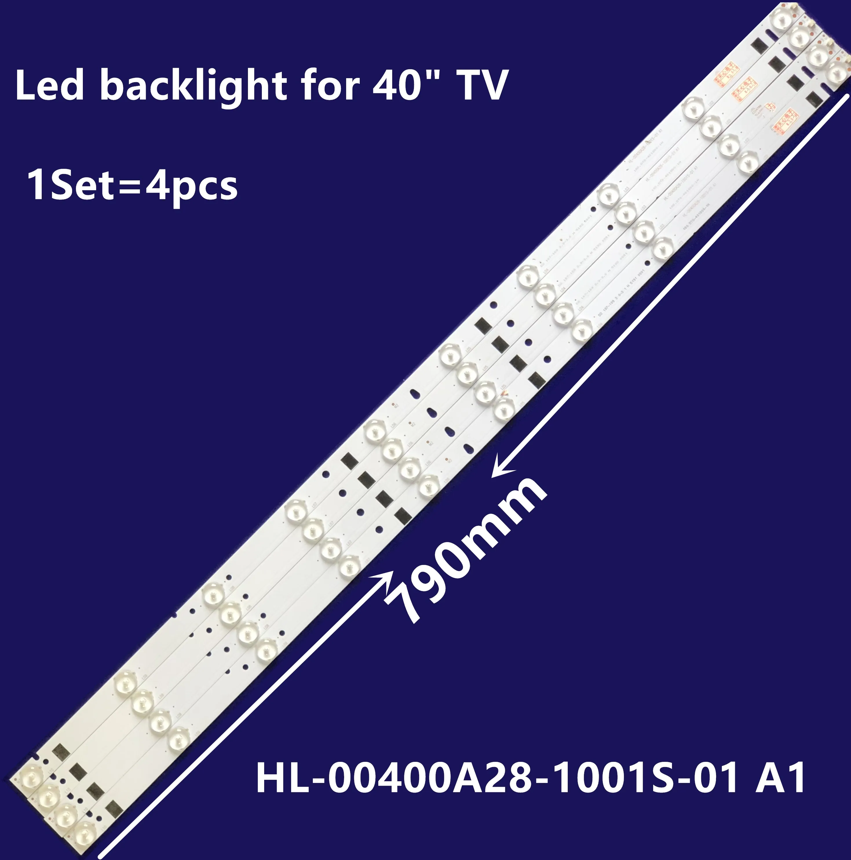 10 комплектов светодиодной ленты ZDCX39D10-ZC14FG-05 YAL03-01035280-05 HL-00400A28-1001S-01 A1 180.DT0-401800-1H CX400DLEDM DLED40YEKJ 4X10 001 on.