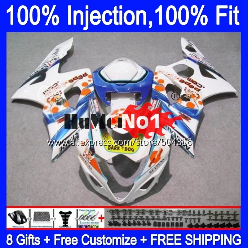 Инъекция для SUZUKI GSX R1000 GSXR 1000 2005 2006 Pepephone 21MC.75 1000CC 05 K5 GSXR1000 06 обтекатель|Чехлы