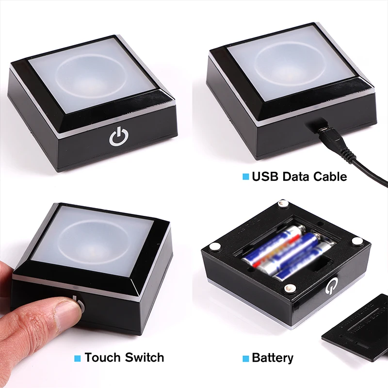 Персонализированные 2D лазерные фотоальбомы в форме лампы с ночным светильник