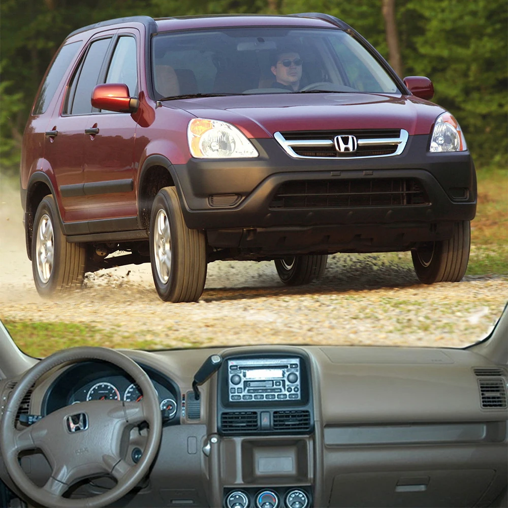 Обложка для приборной панели чехол коврик под заказ Honda CR-V CRV CR V RD4-RD9 2002 2003 2004 2005 2006