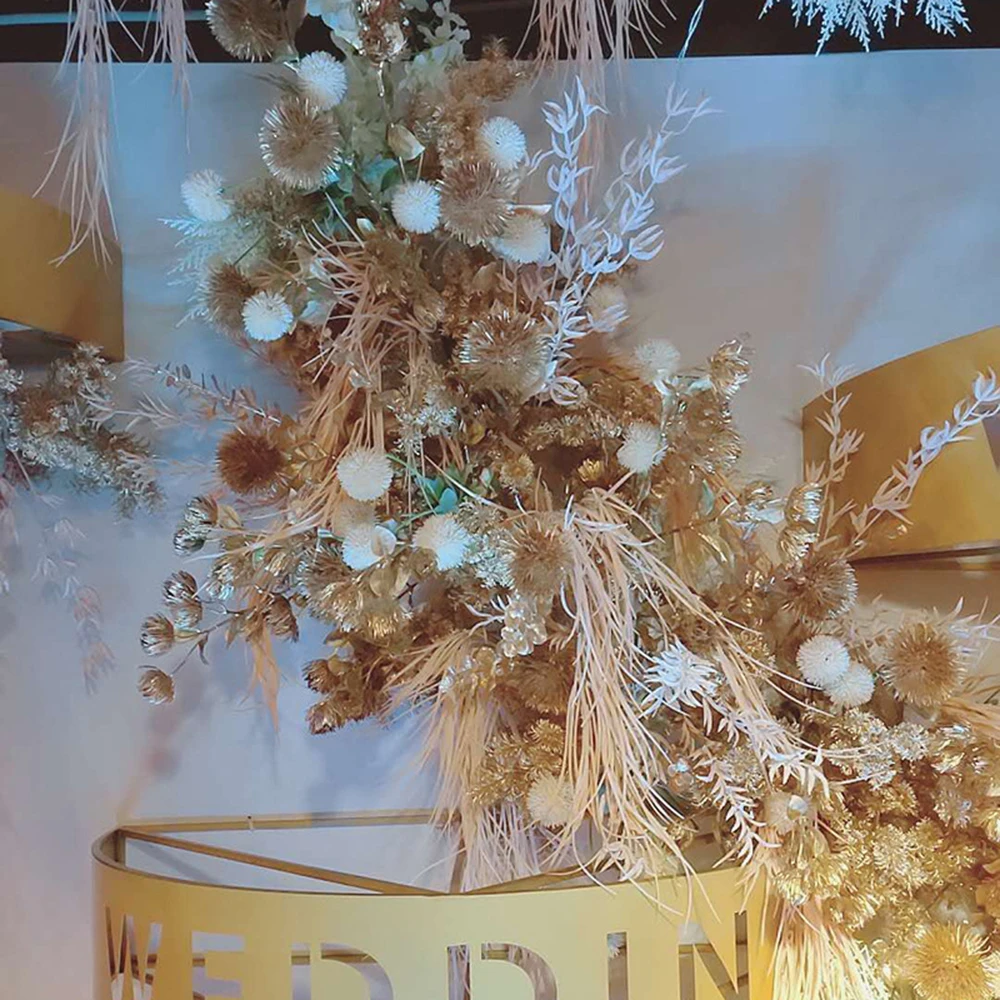 50 см Длина искусственный цветок помпон один мягкий Одуванчик Сельский домашний