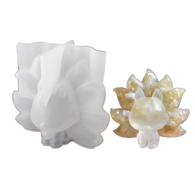 

3D Свеча в виде животного, искусственная кожа, искусственное мыло, украшения для дома, литые инструменты