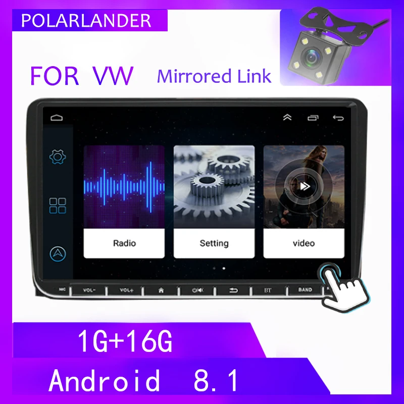9 &quotстерео радио для Bora Golf VW Polo Passat B6 B7 Touran MP5 плеер Mirrror Link Android wifi gps навигация Iphone |