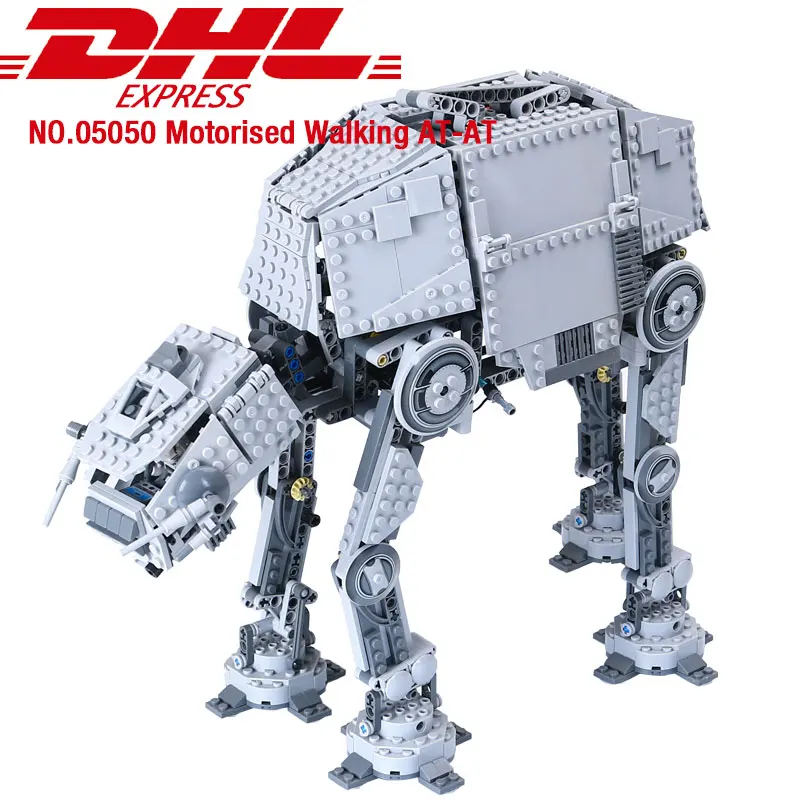 RC Звездные войны моторизованные ходячие AT-AT модели строительный комплект набор блоков Кирпичи подходят 10178 DIY игрушки Детский подарок