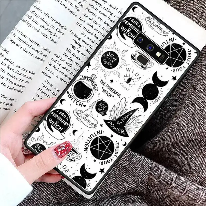 Witches moon Tarot Witch Ouija Phone Case For Samsung Galaxy S8 S9 S10 Plus S10E Note 3 4 5 6 7 8 9 10 Pro Lite cover images - 6