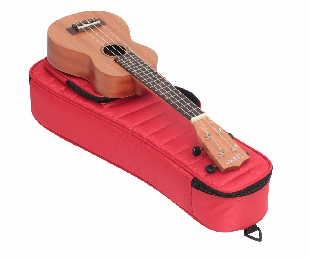 Ukulele Bag Case Backpack 21 23 26 Inch Size Ultra Thicken Soprano Concert Tenor More Colors Mini Guitar Accessories Parts Gig | Спорт и