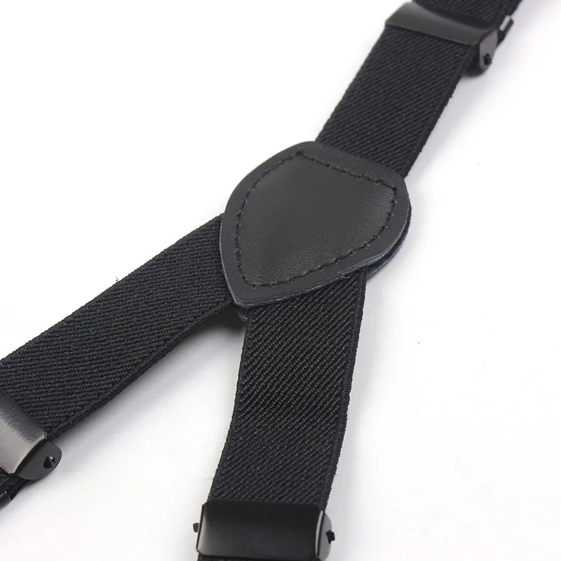 Регулируемые лямки для мужчин и женщин черные Y образные пуговицы эластичный