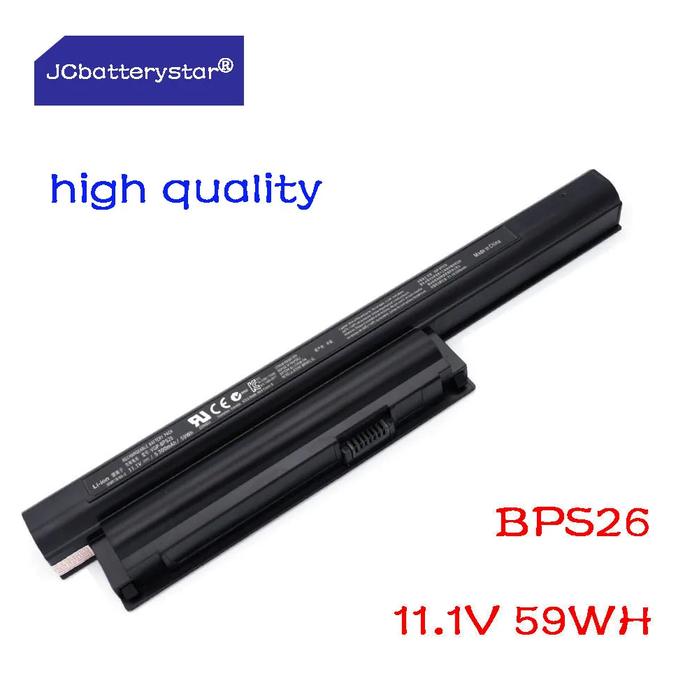 

JC High Quality Laptop Battery For Sony Vaio bps26 VGP-BPL26 VGP-BPS26 VGP-BPS26A SVE14A SVE15 SVE17 VPC-CA VPC-CB VPC-EG VPC-EH