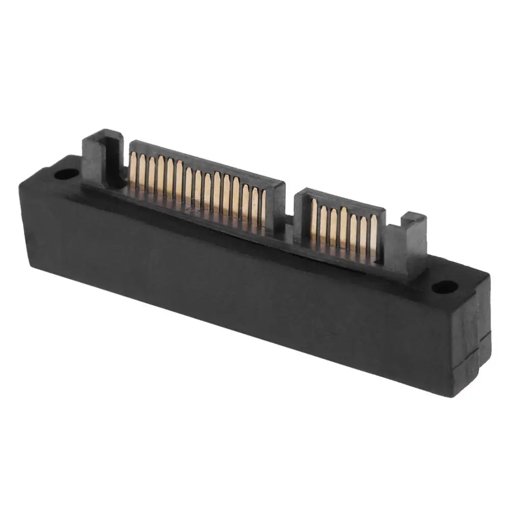 22Pin SATA Male to SAS Female Port Удлинительный конвертер адаптер угол 90 градусов жесткий диск