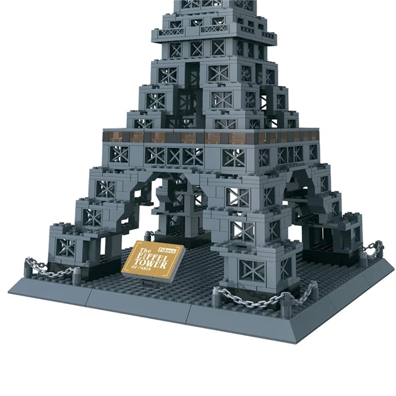 

Wange World Famous Architecture Series The Eiffel Tower of Paris-France Construction Building Blocks Bricks Toys for Children