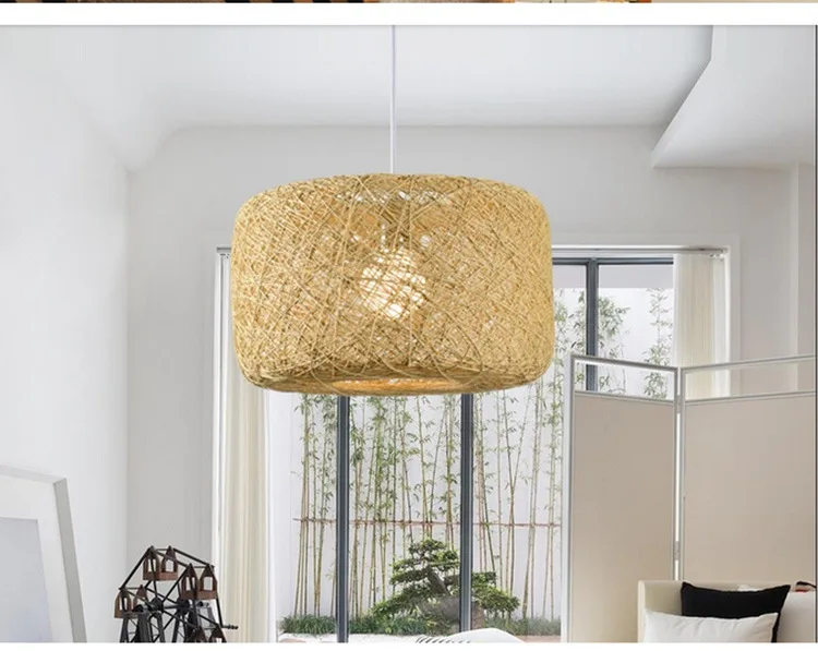 Освещение для ресторана из Юго-Восточной Азии освещение отеля ротанга