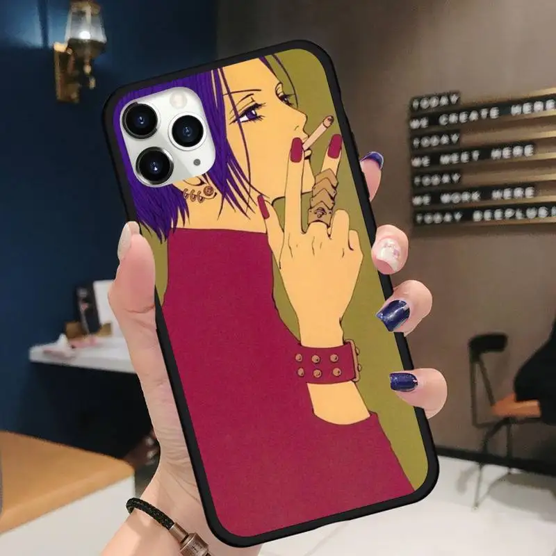 

NaNa osaki Phone Case for iPhone 11 12 pro XS MAX 8 7 6 6S Plus X 5S SE 2020 XR mini Funda
