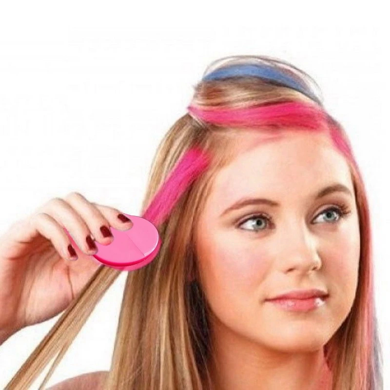 4 цвета временная краска для волос меловая пудра красоты одноразовая суперкраска