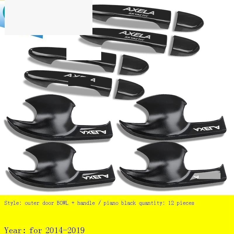 

Samochodowe Accessoires Voiture Accesorios Para Auto Sticker Decoration Exterior Car Accessories Door Handle FOR Mazda 3 Axela