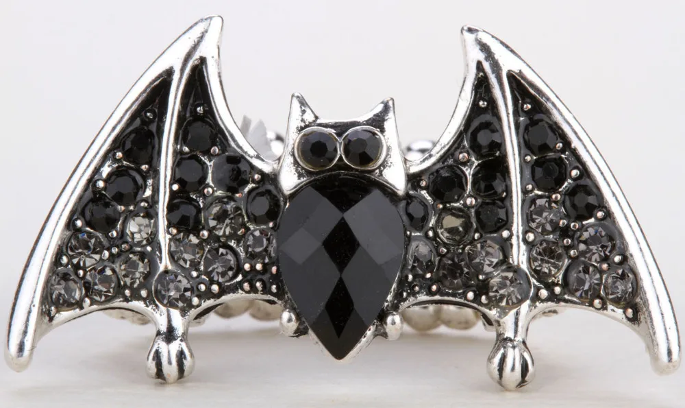 Эластичное кольцо летучая мышь украшения для хэллоуивечерние Подарки женщин
