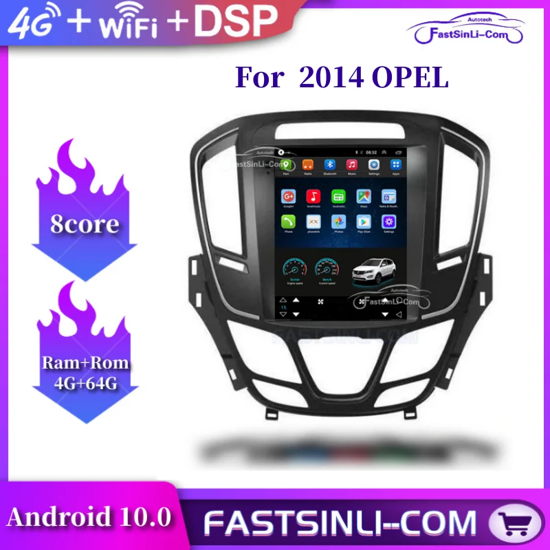 Автомобильный мультимедийный радиоплеер tesla на Android с GPS-навигацией для 2014 OPEL INSIGNIA