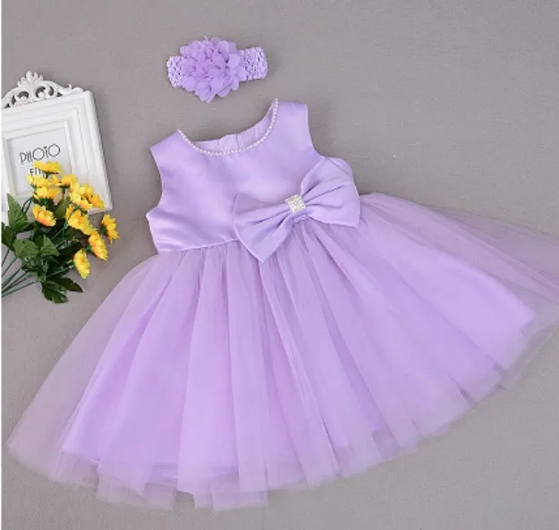 

Real Baby dress purple princess wedding dress for 1 year old babies 24 inch reborn toddler girl doll accessories children gift