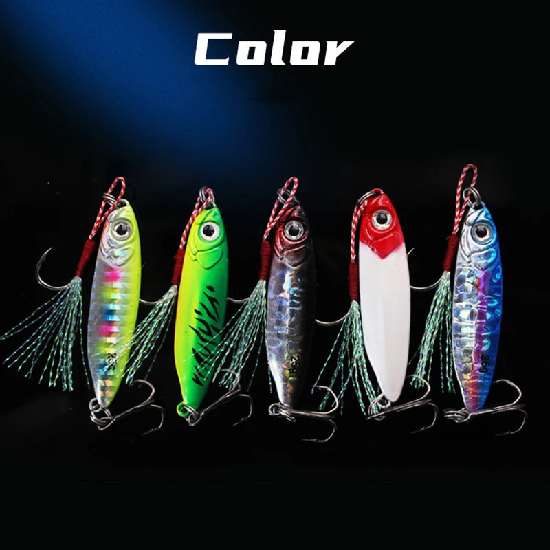 

7/10/15/18/25g Fishing Lures Inshore Lifelike Bait with Anti-oxidation Hooks Fishing Accessory B2Cshop