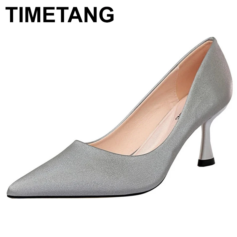 

Женские туфли с острым носком на тонком каблуке, большие размеры