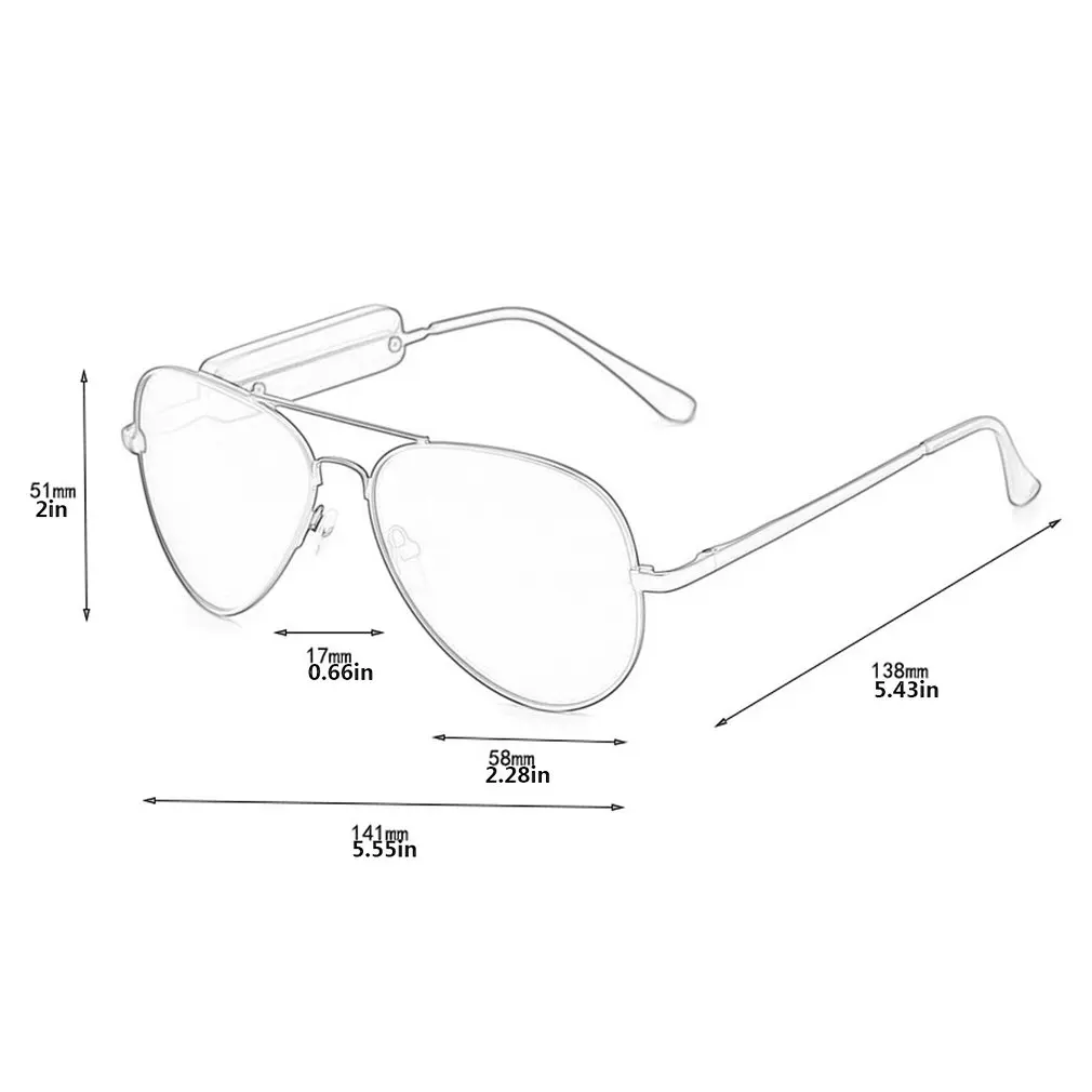 

Ultra-thin Portable Wireless Headset Glasses Frog Mirror Polarized Sunglasses Smart Glasses Male Sunglasses