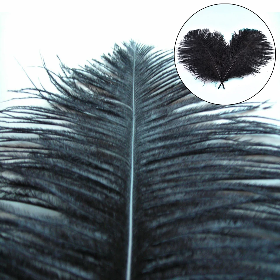 10 шт. натуральные большие страусиные перья для рукоделия сделай сам настоящие