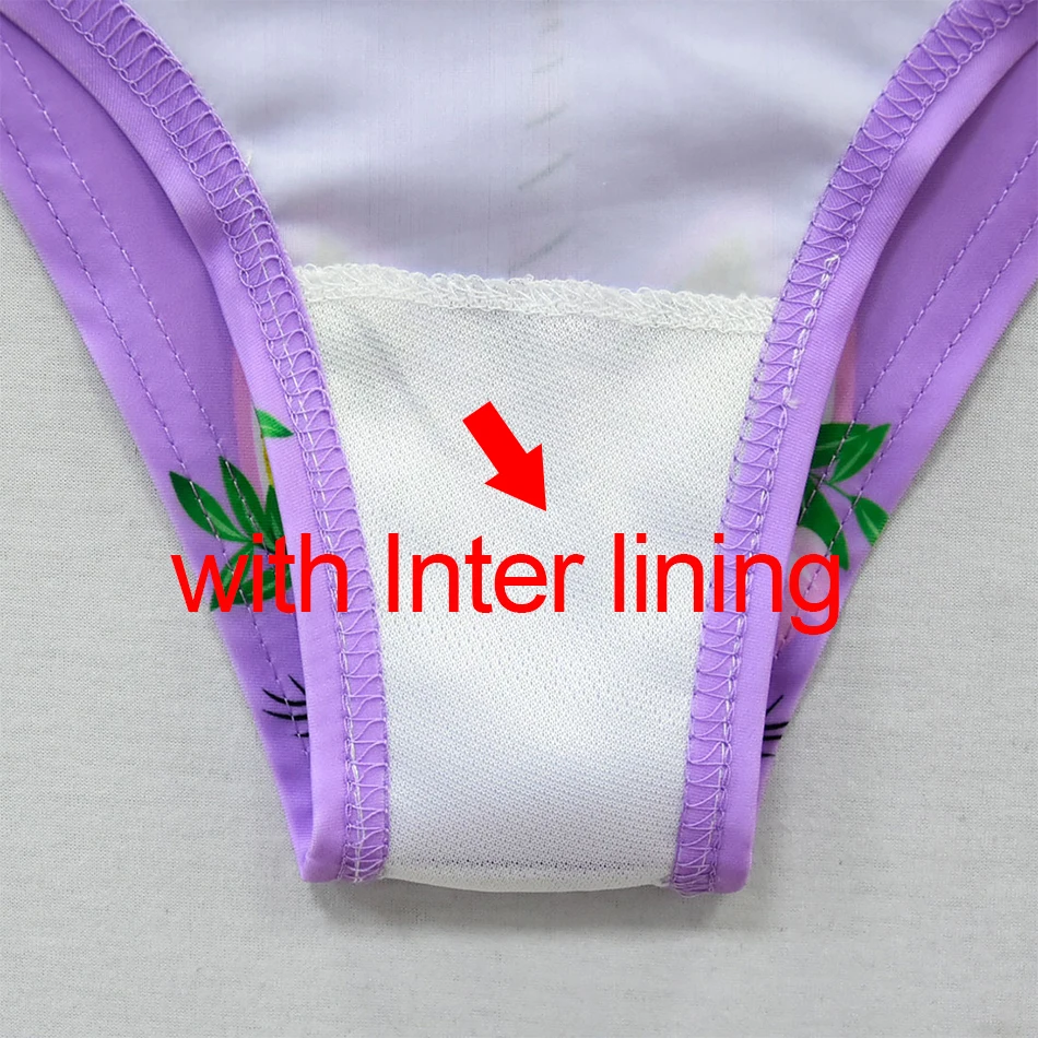 Купальный костюм для девочек коллекция 2019 года комплект бикини из двух предметов