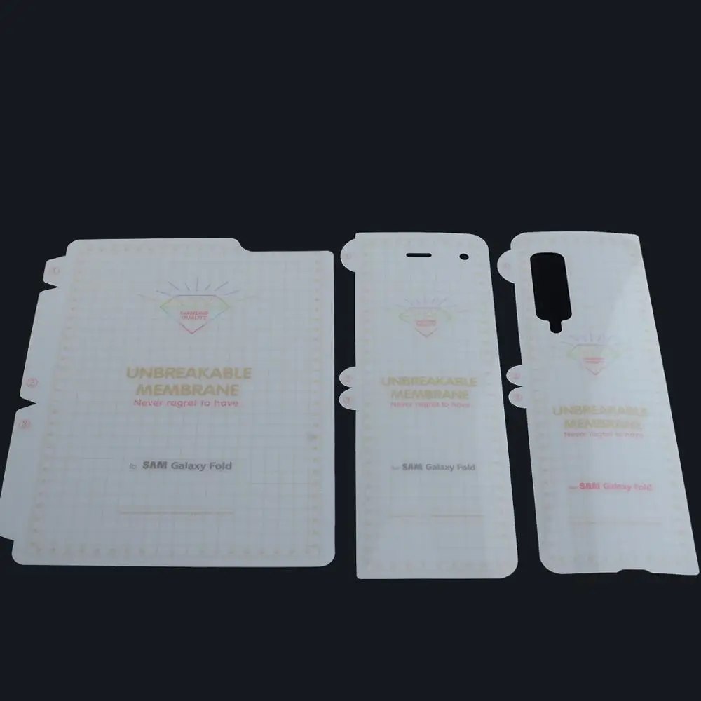 3D мягкая Гидрогелевая пленка для Samsung Galaxy Fold 4 6 7 3 дюйма передняя и задняя мембраны