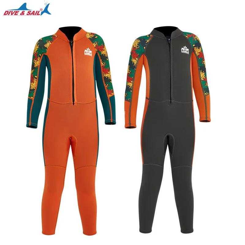 Combinaisons de plongée sous-marine intégrale en néoprène, 2.5MM, pour garçons et enfants, Anti-UV, garde au chaud, apnée, combinaison de surf, nouvelle collection