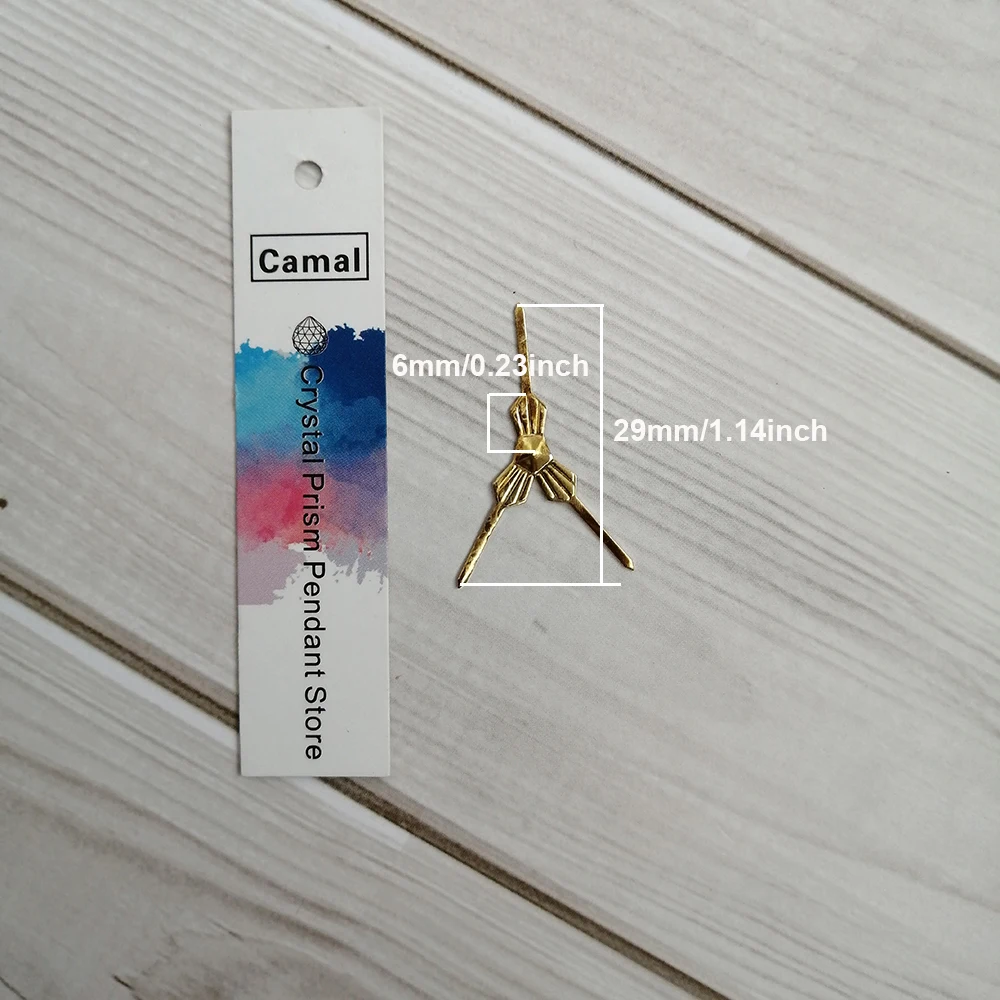 Camal 100 шт. 29 мм позолоченный металлический крючок треугольные булавки с бантом