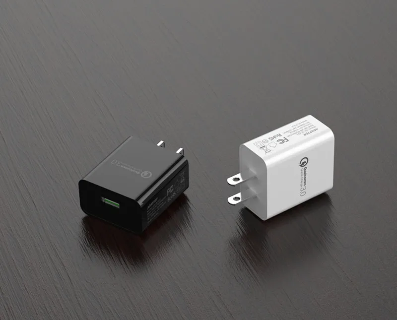 USB зарядное устройство Quick Charge 3,0 Us Plug Qc 3,0 18 Вт зарядное устройство для samsung huawei sony Hp lenovo Xiaomi 3 4 4C 5 5S Plus 6 8 Mix2 Mix2S