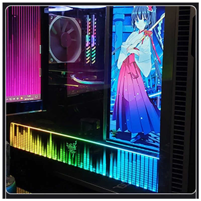 Индивидуальная RGB светильник вая панель размеры ПК чехол с ГПУ Задняя панель/Для