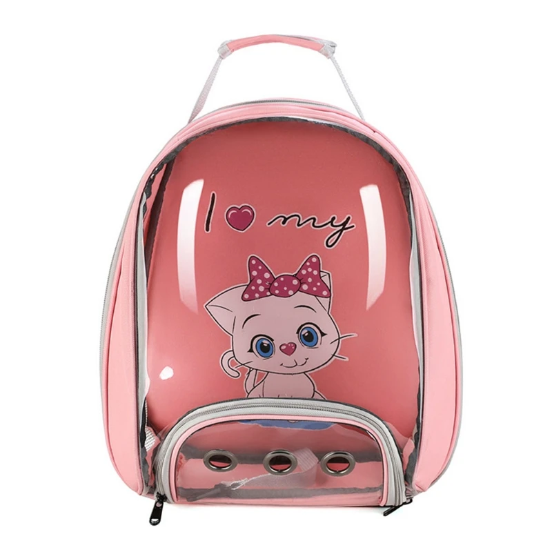 

Cat Backpack Transparent Bubble Pet Carrier for Small Dog Portable Breathable Travel