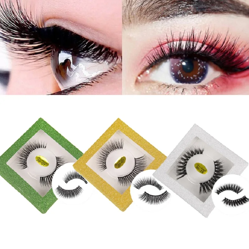 1 пара горячих 3D блестящих норковых волос накладные ресницы пушистые шпионские
