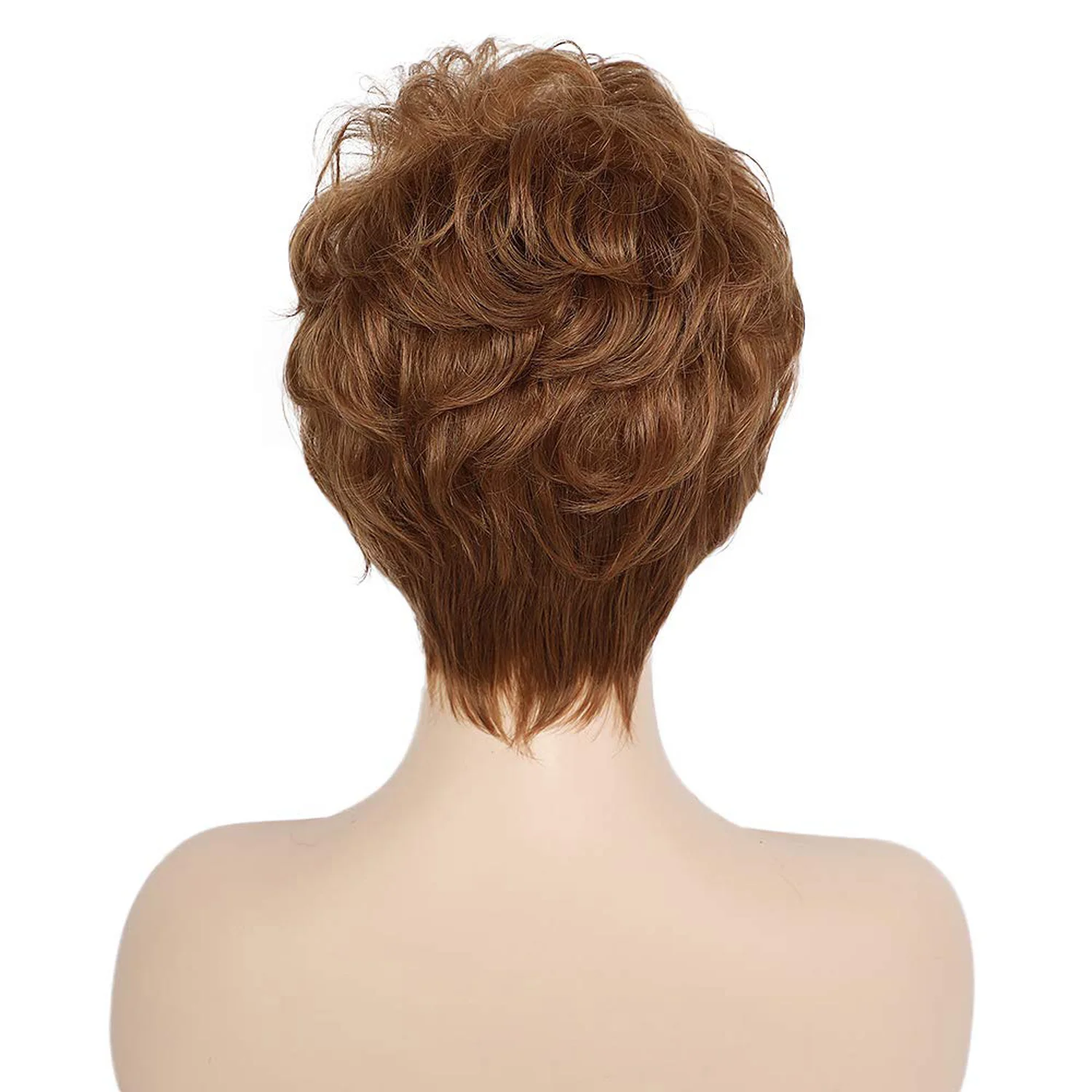 Синтетические парики для женщин 2 цвета короткие вьющиеся волосы натуральные