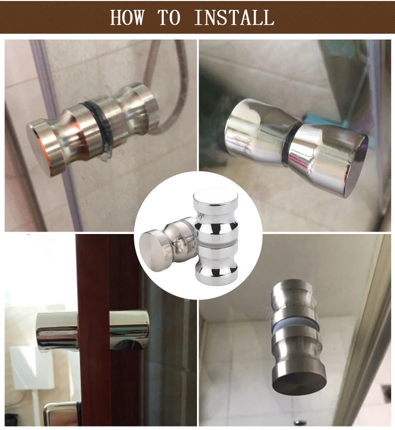 Дверная ручка Myhomera съемник стеклянной дверной ручки нажимные для ванной комнаты