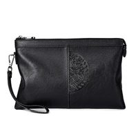 new design mens day clutch soft envelop bag 9 7 inch ipad case big capacity handbag casual tote travel bag man black