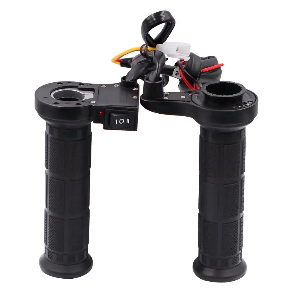 Три уровня 3 в 1 руль мотоцикла электрический горячий нагрев ручки +