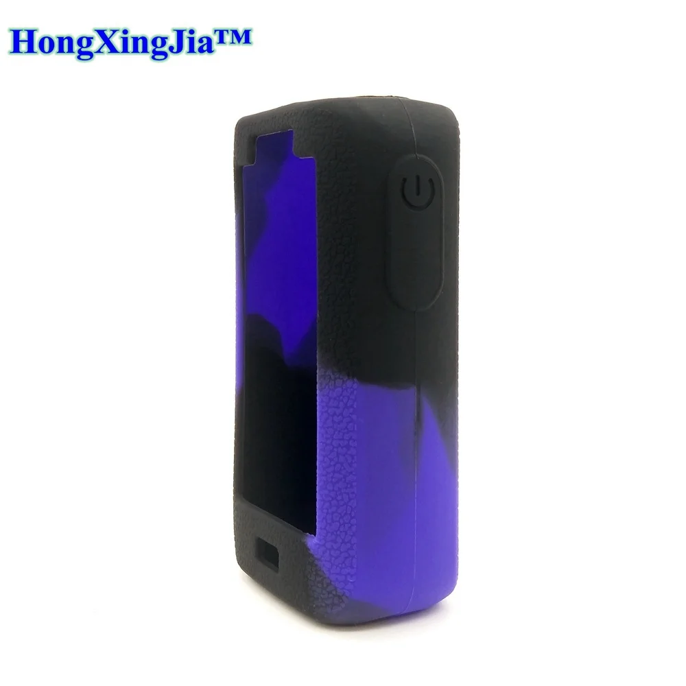 Purple black Защитный силиконовый чехол для Vaporesso Luxe 220 Вт мод чехол для вейпа Резиновая кожа основы стикер рукав корпус vape SKRR танк - Цвет: Purple black