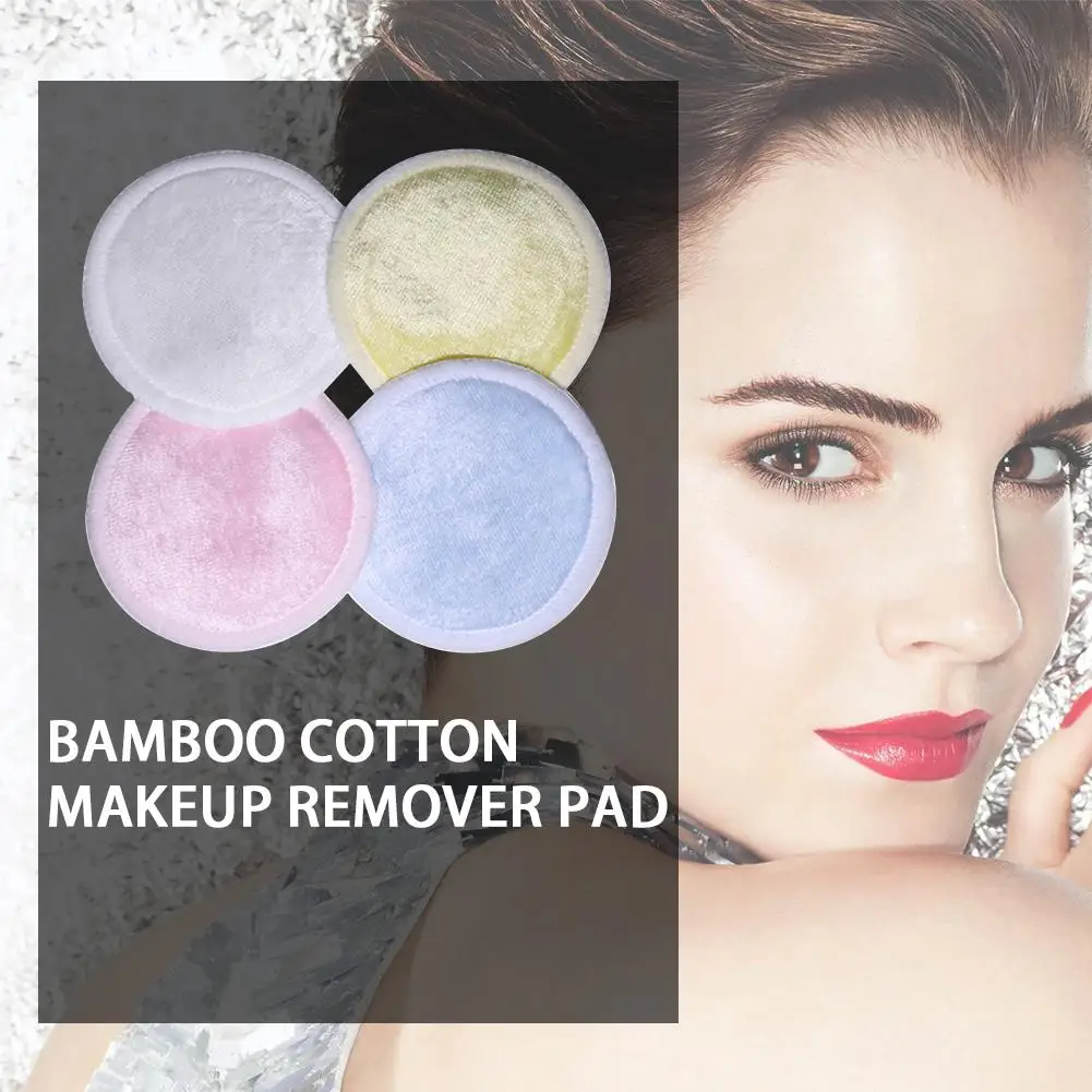 8 шт. натуральные глубокие очищающие подушечки для макияжа многоразовые салфетки