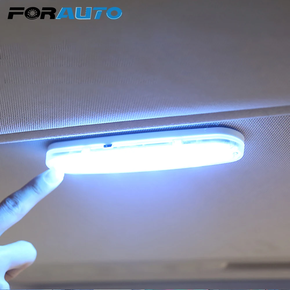 

FORAUTO светодиодсветильник лампа для чтения интерьера автомобиля, USB-зарядка, купольная лампа для автомобиля, внутренняя потолочная лампа, ав...