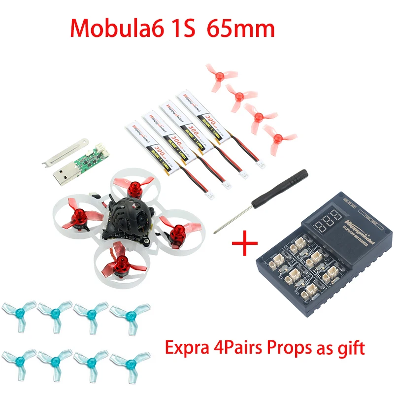 19000KV For Flysky Happymodel Mobula 7 75 мм Mobula6 65 мм Bwhoop Crazybee F4 Pro OSD 2S FPV гоночный Дрон Квадрокоптер обновление BB2 ESC 700TVL Mobula 6 - Цвет: 19000KV For Flysky
