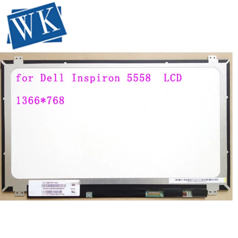 

15.6" Laptop Matrix for Dell Inspiron 5558 Non-Touch LCD Screen 1366X768 HD 30 Pins LED Display Panel Replacement