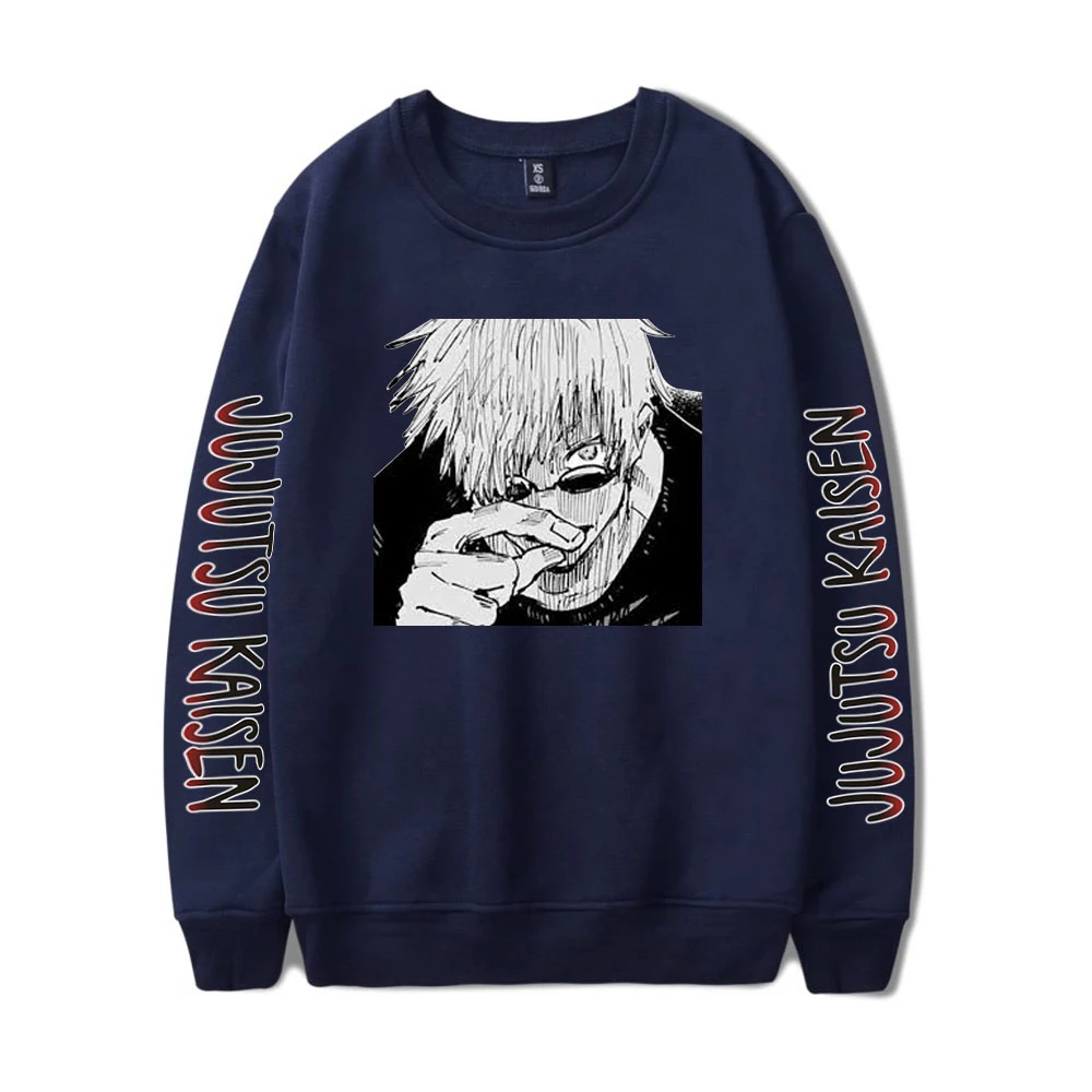 

2020 Jujutsu Kaisen Sweatshirt O-neck Unisex Tracksuit men/Women Long Sleeve Casual Sweatshirts 2020 New Japanese Anime Clothes