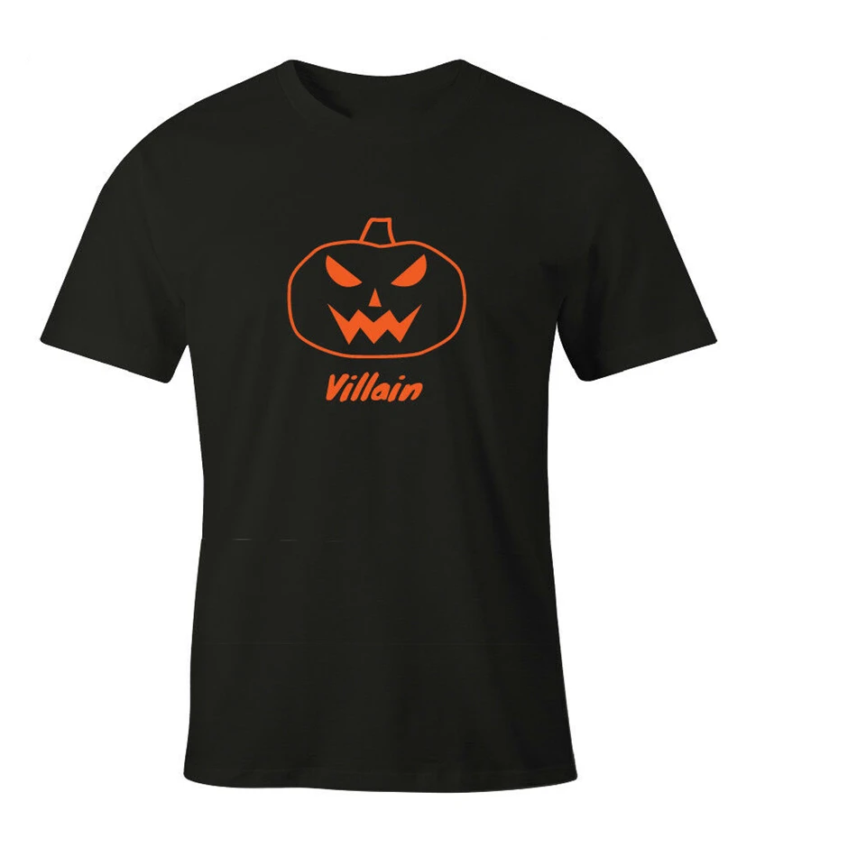 Тыква Хэллоуин Забавный принт футболка Графические Рубашки праздничный дизайн