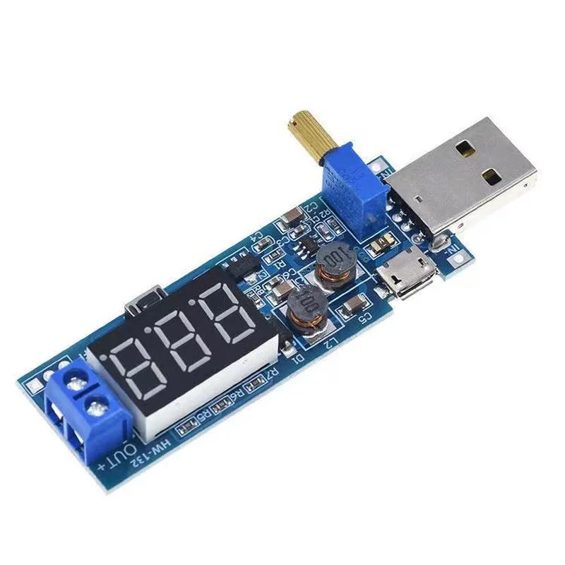

DC-DC 5V to 3.5V / 12V USB Step UP / Down Power Supply Module Adjustable Boost Buck Converter Out DC 1.2V-24V